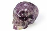 Realistic Brecciated Fluorite Skull #382263-2